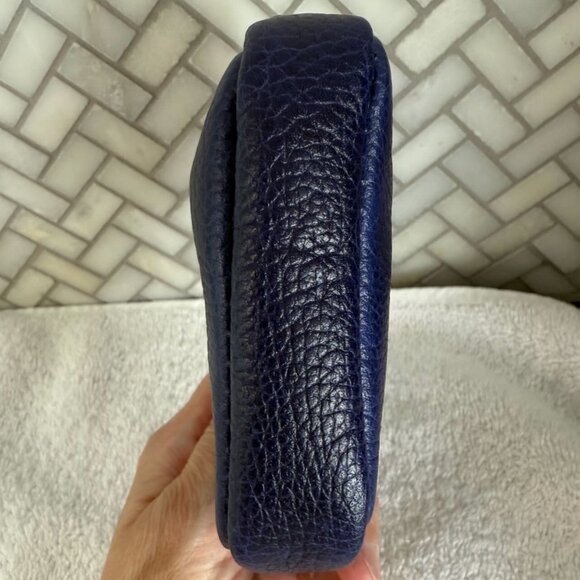 Portland Leather Small Cobalt Seashell Pouch - Brand New - Picture 5 of 7